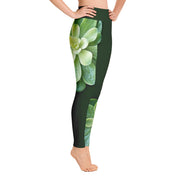 Sarah's Succulent Yoga Leggings - 57 Peaks